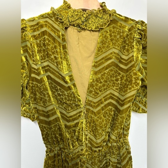 Adelyn Rae Willow Velvet Burnout Open Back Jumpsuit Size XS NWT - Picture 10 of 13